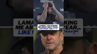 Lamar loses it when asked if he wants John Harbaugh back