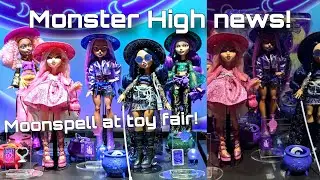 MONSTER HIGH NEWS! Moonspell Magic dolls seen IRL at toy fair! In box photos! 