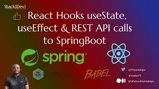 React Hooks useState , useEffect Rest API calls to Spring Boot