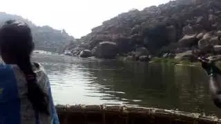 Coracle boat ride hampi