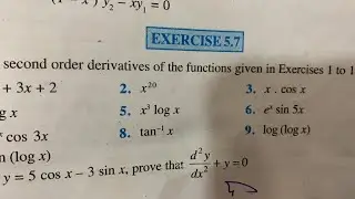 Ex 5.7 question no 1 to 17 CBSE CLASS 12th NCERT MATHS SOLUTION OF CONTINUITY AND DIFFERENTIABILITY