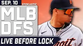 Best MLB DFS Picks Today (Wednesday 9/10) DraftKings & FanDuel | Live Before Lock