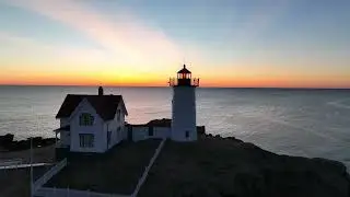 Nubble Light 4K Drone Video 2022