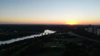 Edmonton Alberta Summer Sunset 4K60 Drone Footage August 2022