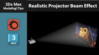 How to Create a Realistic Projector Beam in 3Ds Max with Corona Volumetric Material