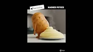 potato pooping #viralvideo #viralshort #ai #food #potato #pooping #mashedpoato #wan2 #asmrfood