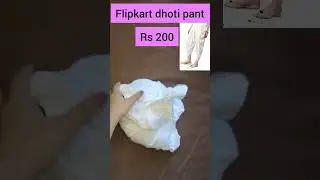 Flipkart dhoti pant under 200#shorts #unboxing #flipkart #review