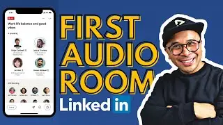 Scheduling 1st LinkedIn Audio Room (LIVE TUTORIAL)