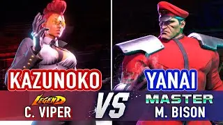 SF6 🤜 Kazunoko (C. Viper) vs Yanai (M.Bison) 🤛 Street Fighter 6 High Level Gameplay