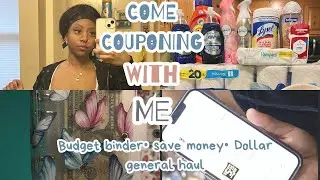 Couponing vlog🛍️💰 | save money!, cleaning up, budget binder stuffing|