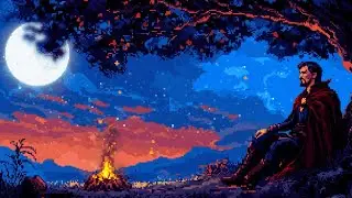 Dr. Strange's Moonlit Forest | Relaxing by the Campfire with Lofi Beats & Soothing Nature Sounds
