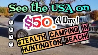 Day 5 - Stealth Camping Surf City - Indian Buffet & Filling Gas Tank 😭- Please 👍  #budgettravel