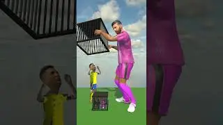 Ronaldo and Messi Who's Trapped Now shorts #animation #funny