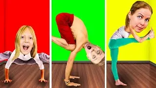 FAMILY YOGA CHALLENGE ROULETTE!