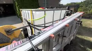 5x8 Pressure Washing Trailer Build   Midseason Updates! Crazy difference!