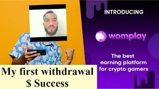Womplay Earn EOS || First Withdraw Sucess $ || Crypto Game Earning || English