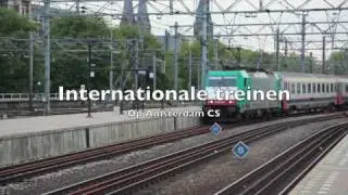 Internationale treinen op Amsterdam CS