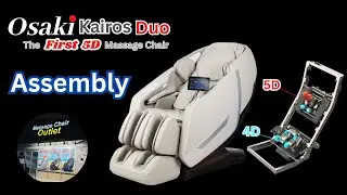 Osaki Kairos Duo 5D+4D Assembly - The FIRST 5D Massage Chair under the Osaki Brand.