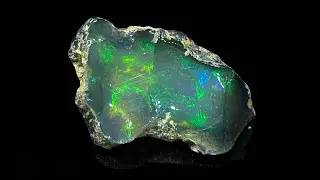 Uncut Welo Ethiopian Color Shifting Opal Stone