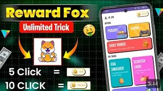 Reward fox app🤑/ new redeem code app/free redeem code upi app #earnmoneyonline