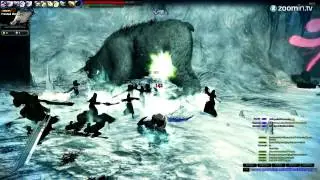Vindictus Gameplay Hurk Greatsword Frosted Omen