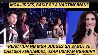 MGA JUDGES, BAKIT NAGTINGINAN SA PAGSAGOT NI CHELSEA FERNANDEZ? ALAMIN #chelseafernandez