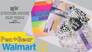 Pen + Gear (Walmart) | 2020 New Planner Stickers | Flip Through | Snowbytheday