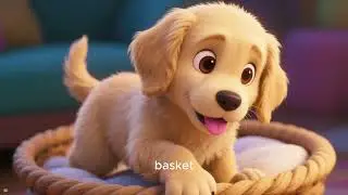 The Tiny Puppy at Home 🐶 | ESL Bedtime Story