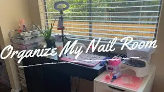 New Nail Space- Get Organized with me + Dollar Tree finds