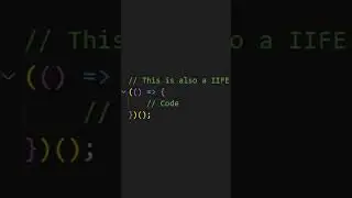 What is IIFE in JavaScript? || Immediately Invoked Function Expression #javascript #shorts