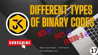 17 || DLD || Binary Codes Explained: BCD, 8421, Excess-3 with Examples #education #gate