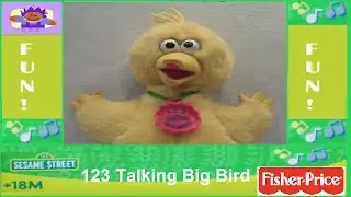 Sesame Street Counting 123 Big Bird talking plush toy doll