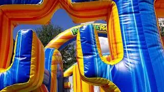 Radical Run 95-Foot Obstacle Course Rental ~ Best Jump ~ Mandeville, Covington, Slidell, LA