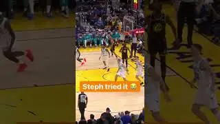 Steph Curry misses the turn around 3 😂😭