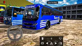 Impossible Bus Simulator Kerala 🚌 | Offroad Driving Challenge | Bus Stop Pickup 🚏 | Android Gameplay