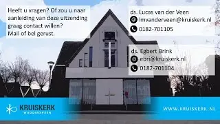 Kruiskerk Waddinxveen - 25 Januari 2026 16:30 uur - ds. Arjan Wilschut, Berkel & Rodenrijs