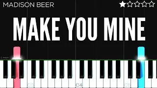 Madison Beer - Make You Mine | EASY Piano Tutorial