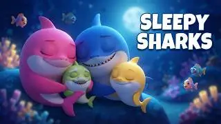 Baby Shark Family Song 🦈 | Learn Colors, Counting & Bedtime | Fun Toddler Rhyme