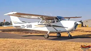 Cessna 172K Skyhawk departing Springs Aerodome (FASI)