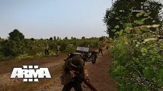 ARMA 3 : gameplay world war 2  Wehrmacht VS US army