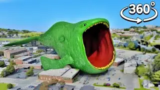 Giant Bloop APPEARS in the City - 360&ordm;/VR (The Bloop)