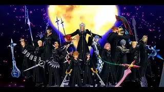 Kingdom Hearts 2 all Organization 13 data fight With Commentary
