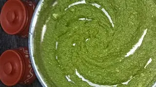 🌿🌿🌿#Jethalal special ubadiyu ke sath khane wali Hari chatni