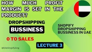 Shopify Dropshipping In UAE | Lecture 3 | How Much Profit Margin Is Set In The Product?