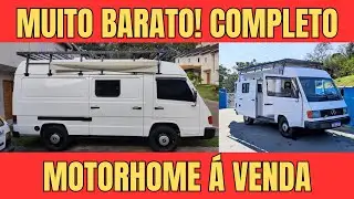MOTORHOME MUITO BARATO A VENDA MB 180D MOTORHOME COMPLETO