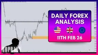 GBP/USD и EUR/USD | Ежедневный анализ рынка Форекс | 11.02.26