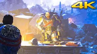 Warhammer 40K Space Marine 2 - Captain Acheran Speech [4K 60FPS] (PC, PS5, XBOX)