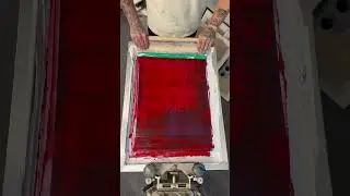 Satisfying screen print #screenprinting #jumboscreenprint #clothingbrand #merch #streetwearbrand