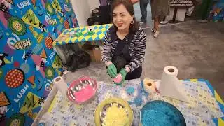@LUSH Bath bomb making workshop😊😉🫠