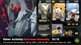 Hollow Zero - Lost Void Difficulty 15 with trial use Banyue/Jufufu/Lucia (Zenless Zone Zero)